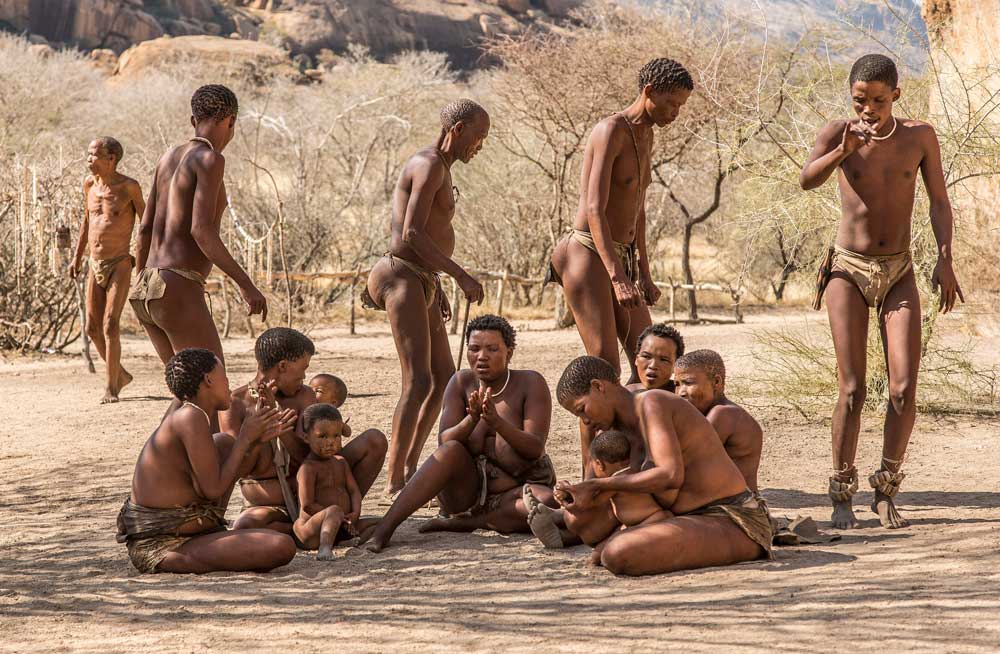 popolazione della namibia - san