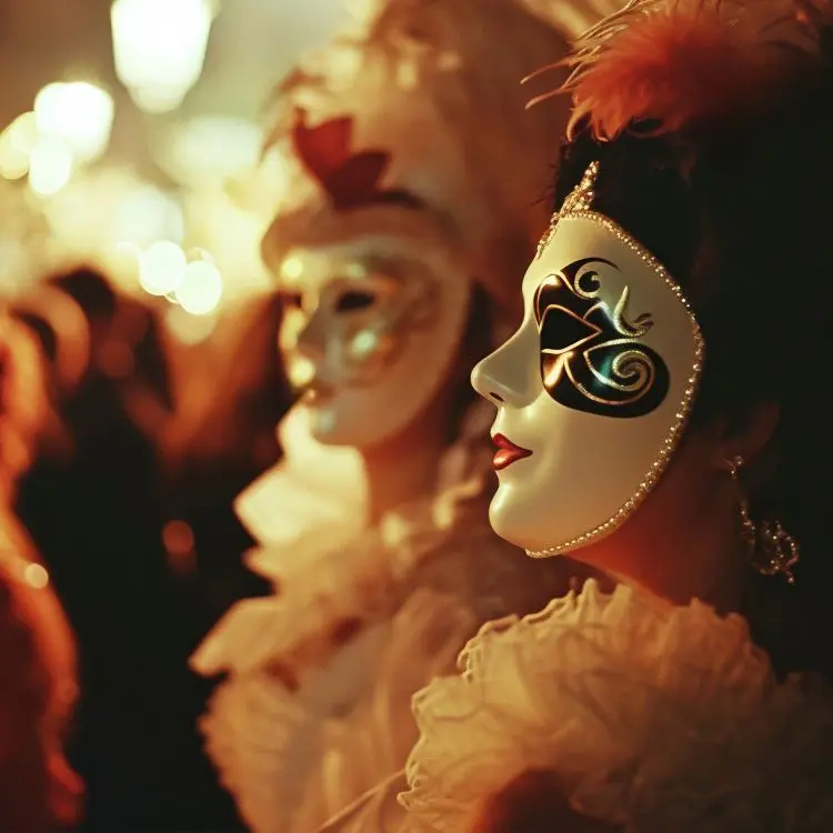 Maschere del Carnevale di Colonia, festa tedesca conosciuta in tutto il mondo.